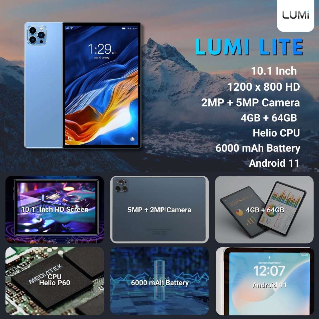 Lumi Lite 规格配置海报